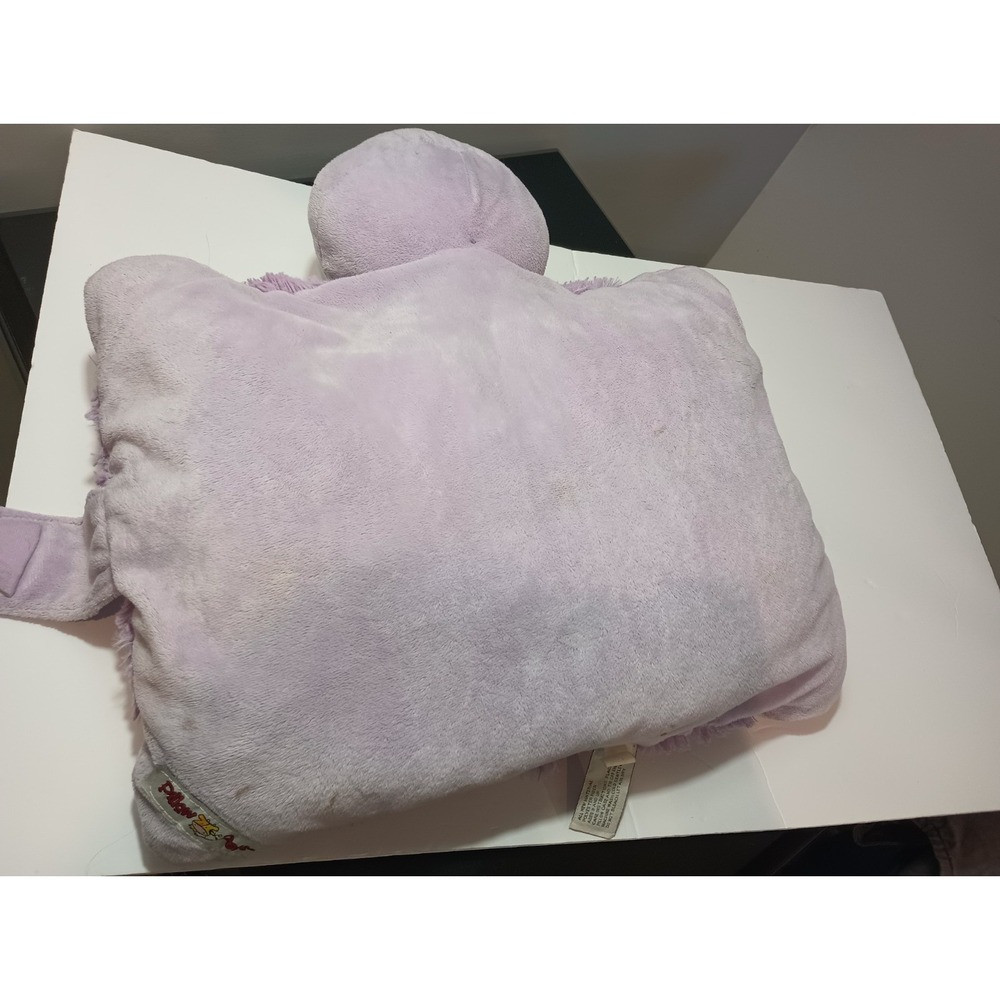 Pillow Pets Original Purple Hippo Plush Stuffed Animal 2010 Lavender Toy 19" - Picture 3 of 5
